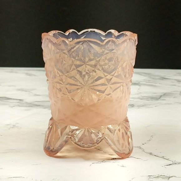 Degenhart Glass Daisy & Button Toothpick Trinket Paperweight Vtg - Picture 7 of 9